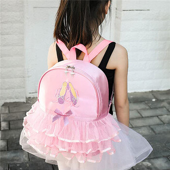 Σακίδιο πλάτης Ballet Personalized Little Girls Ballerina Dance Backpack για χορό τσάντα μικρών παιδιών Χαριτωμένο σακίδιο πλάτης