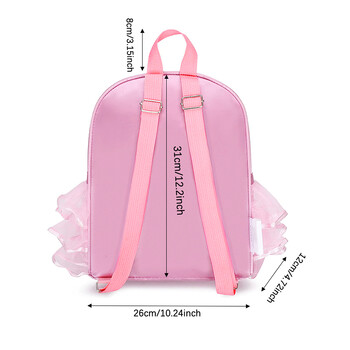 Σακίδιο πλάτης Ballet Personalized Little Girls Ballerina Dance Backpack για χορό τσάντα μικρών παιδιών Χαριτωμένο σακίδιο πλάτης