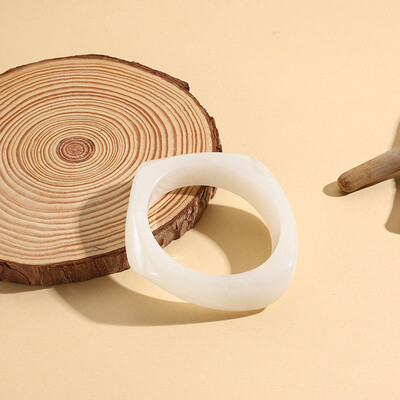 Brățări grele din rășină acrilică neregulată, colorată, de epocă, pentru femei, Brățări cu farmec geometric Kpop, Brățări, bijuterii retro, Pulseras