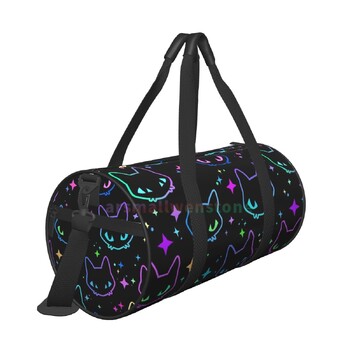 Cat Heads Yoga Bag Workout Ανθεκτικές τσάντες πλάτης Στρογγυλές τσάντες γυμναστικής εξωτερικού χώρου Τσάντα ταξιδιού Duffle