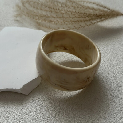 Vintage metalna široka narukvica Akrilna geometrijska nepravilna narukvica od smole za žene Modni nakit