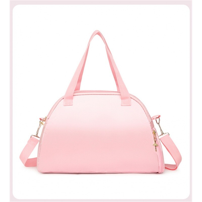 Bērnu baleta dejas dzirkstoši fliteļi rokassomiņa rozā meiteņu sporta zāle sporta dejas ceļojumu somas komplekti mucas Bolsa duffel uzglabāšanas dienassoma