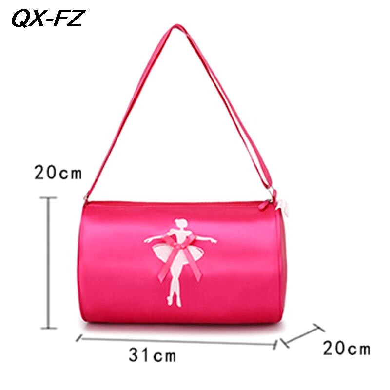 Bērnu deju soma Balerīna Latīņamerikas deju soma Vingrošana Kostīmi Apģērbi Apavi Kleita Rokassomiņa Meitenes Joga Tap Dance Džeza glabāšanas soma