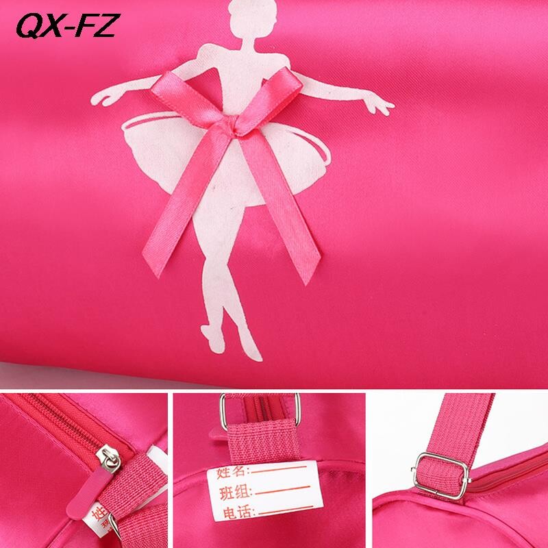 Bērnu deju soma Balerīna Latīņamerikas deju soma Vingrošana Kostīmi Apģērbi Apavi Kleita Rokassomiņa Meitenes Joga Tap Dance Džeza glabāšanas soma