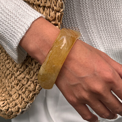 DIEZI Brățări acrilice din rășină vintage exagerate Punk Hip Hop Brățări late geometrice neregulate pentru femei bărbați Brățară bijuterii