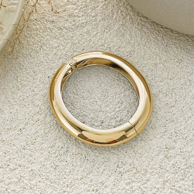 DIEZI nepravilne teške metalne manšete široke narukvice za žene muškarce punk vintage luksuzna geometrijska proljetna narukvica narukvica poklon nakit