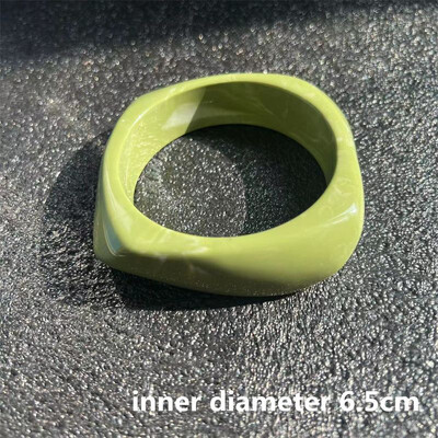 2021. G. JAUNA Vintage daudzkrāsu sveķu akrila ģeometriska neregulāra kvadrātveida apaļa rokassprādze vienkārša stila rokassprādze sievietēm rotaslietas