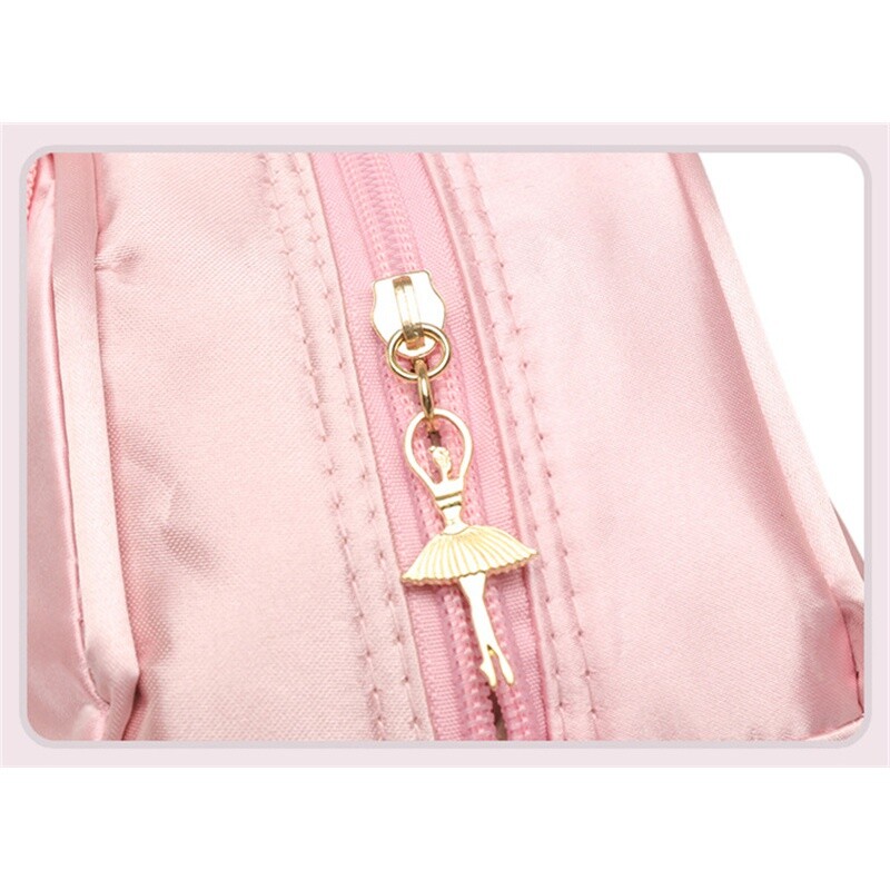 Bērnu spīdīga ūdensnecaurlaidīga vingrošanas sporta soma, rokassomiņa, deju soma, regulējama plecu siksna meitenēm tīņiem uz nakti