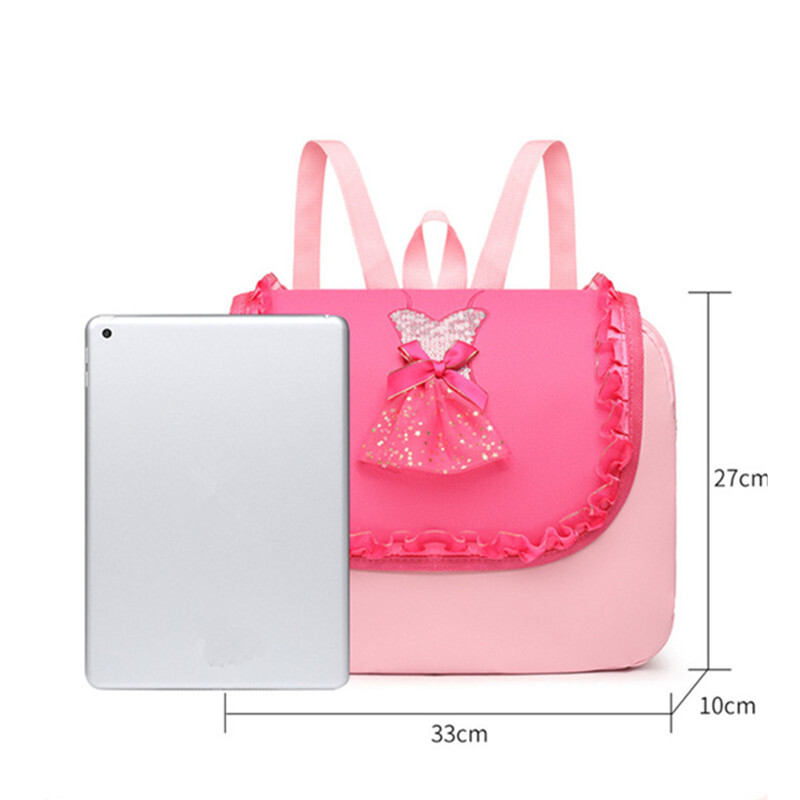 Vingrošanas soma Fitnesa deju meitenes nedēļas nogale studentiem Bērnam Treniņš Bagāžas glabātuve Pleci Skolas Bērni Iepakošana Ceļojumi Sporta Mugursoma