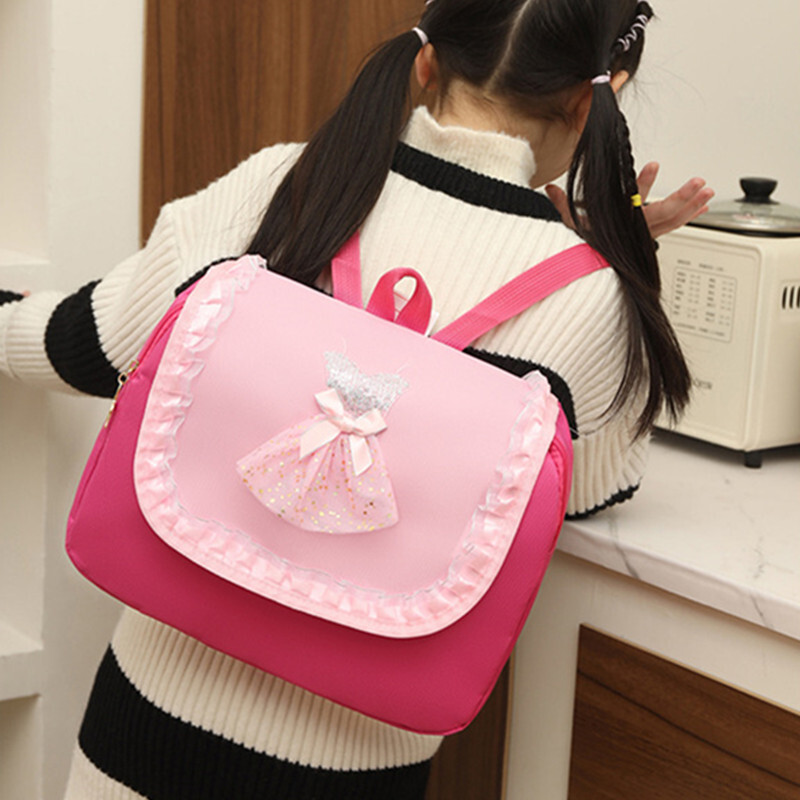 Vingrošanas soma Fitnesa deju meitenes nedēļas nogale studentiem Bērnam Treniņš Bagāžas glabātuve Pleci Skolas Bērni Iepakošana Ceļojumi Sporta Mugursoma