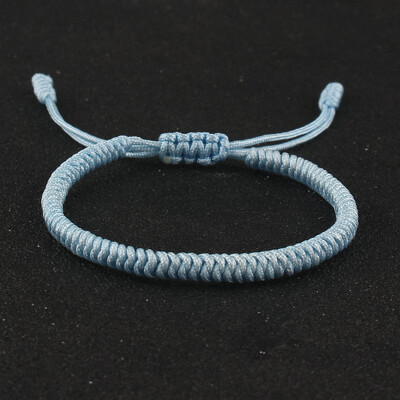 Brățară budistă tibetană, lucrată manual, împletită, reglabilă, cu nod King Kong, cu fir roșu, pentru femei, bărbați, iubitor de cuplu