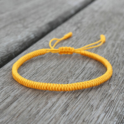 Brățară budistă tibetană, lucrată manual, împletită, reglabilă, cu nod King Kong, cu fir roșu, pentru femei, bărbați, iubitor de cuplu