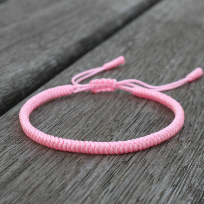 Brățară budistă tibetană, lucrată manual, împletită, reglabilă, cu nod King Kong, cu fir roșu, pentru femei, bărbați, iubitor de cuplu