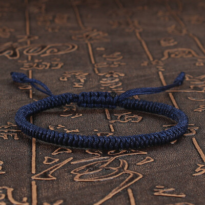 Brățară budistă tibetană, lucrată manual, împletită, reglabilă, cu nod King Kong, cu fir roșu, pentru femei, bărbați, iubitor de cuplu