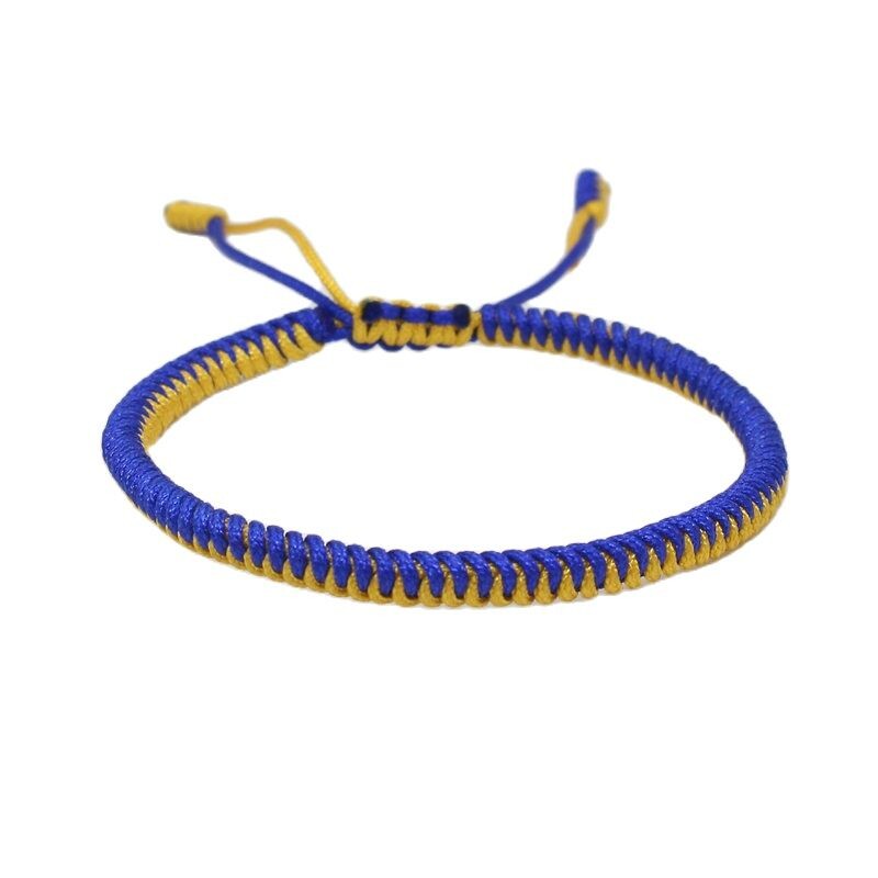 Brățară budistă tibetană, lucrată manual, împletită, reglabilă, cu nod King Kong, cu fir roșu, pentru femei, bărbați, iubitor de cuplu