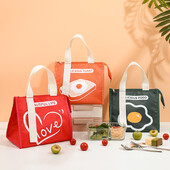 Geantă termică de prânz, impermeabilă, cu desene animate, pentru transportul alimentelor, pungă de depozitare pentru picnic, refrigerator izolat, saci Bento, genți de mână pentru copii