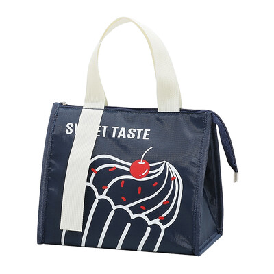 Geantă termică de prânz, impermeabilă, cu desene animate, pentru transportul alimentelor, pungă de depozitare pentru picnic, refrigerator izolat, saci Bento, genți de mână pentru copii