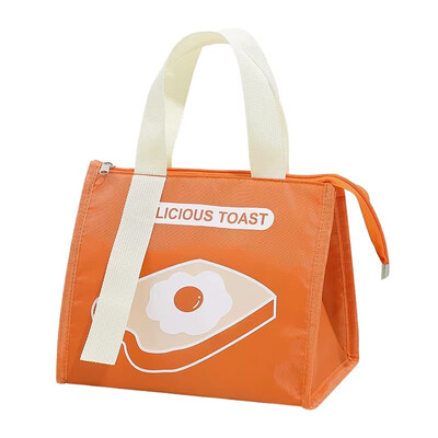 Geantă termică de prânz, impermeabilă, cu desene animate, pentru transportul alimentelor, pungă de depozitare pentru picnic, refrigerator izolat, saci Bento, genți de mână pentru copii