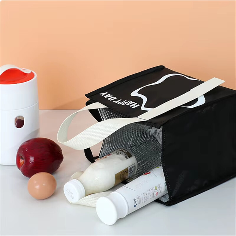 Geantă termică de prânz, impermeabilă, cu desene animate, pentru transportul alimentelor, pungă de depozitare pentru picnic, refrigerator izolat, saci Bento, genți de mână pentru copii