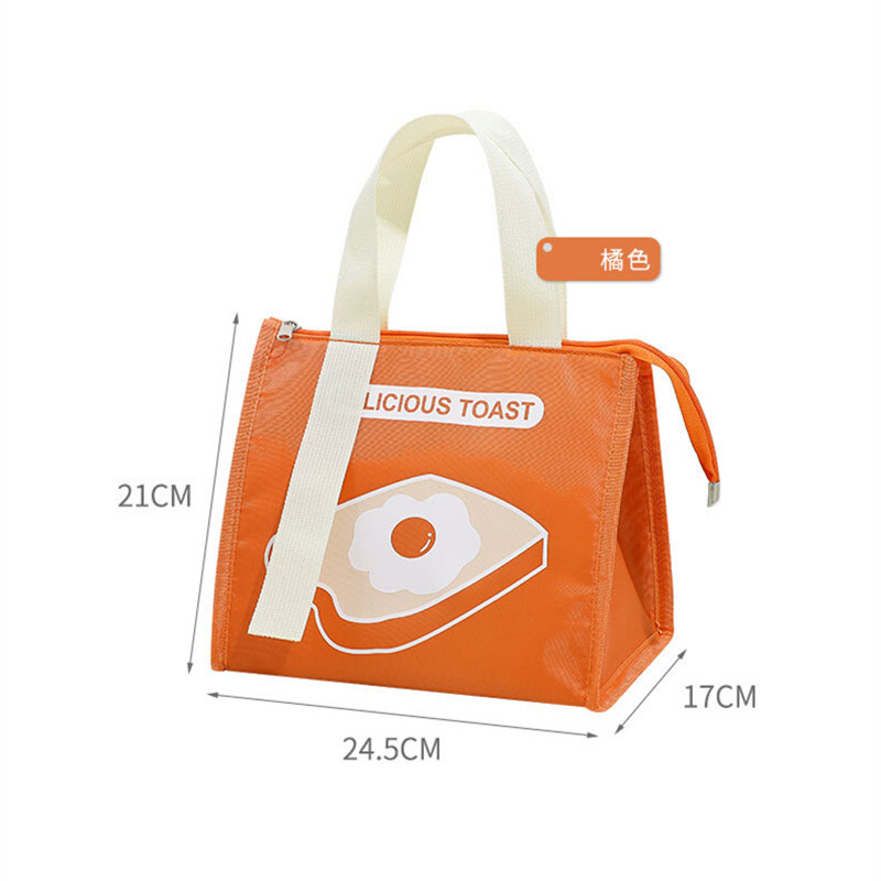 Geantă termică de prânz, impermeabilă, cu desene animate, pentru transportul alimentelor, pungă de depozitare pentru picnic, refrigerator izolat, saci Bento, genți de mână pentru copii