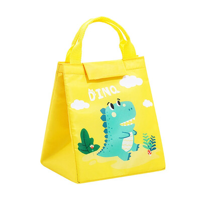 Karikatūras bērnu pusdienu soma Pārnēsājama termiskā soma bērniem izolēta pusdienu soma skolas dzesētājam Bento maisiņš vakariņu konteinera rokassomas