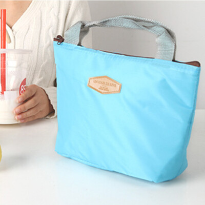 Θερμομονωμένη τσάντα μεσημεριανού γεύματος υπαίθριο κάμπινγκ για πικ-νικ Φαγητό ποτό Ψύξη Τσάντα αποθήκευσης Ταξιδιωτικό κουτί πρωινού Σχολείο Τσάντα Bento για παιδιά