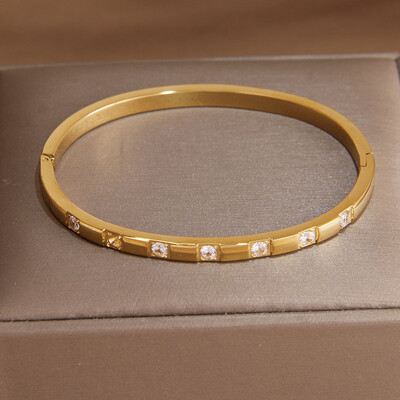 Crystal Star Bratari din otel inoxidabil pentru femei Bijuterii marca moda Bratari impermeabile Accesorii pentru petreceri