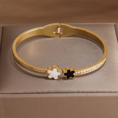 Crystal Star Bratari din otel inoxidabil pentru femei Bijuterii marca moda Bratari impermeabile Accesorii pentru petreceri