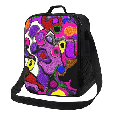 Pielāgota matemātika Rubiks Rubiksa kubu vāciņi termoizolēti pusdienu maisiņi, atkārtoti lietojamas pusdienas bērniem skolas bērniem uzglabāšanas Bento pārtikas kaste