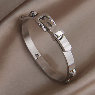 Brățară clasică de curea din oțel inoxidabil pentru bărbați Brățări vintage Bijuterii pentru încheietura mâinii rezistente la rugină Petrecere cadou