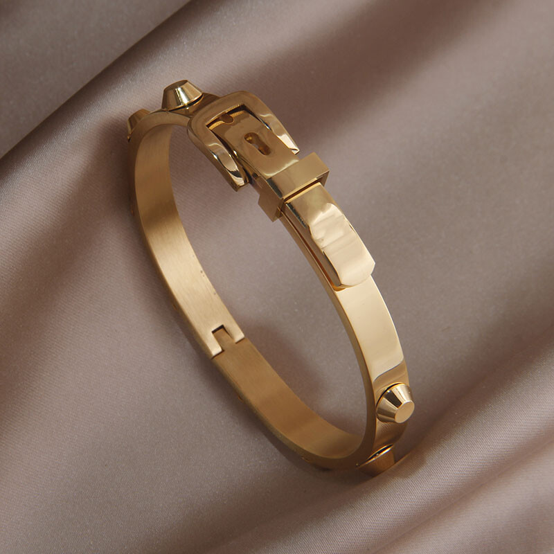 Brățară clasică de curea din oțel inoxidabil pentru bărbați Brățări vintage Bijuterii pentru încheietura mâinii rezistente la rugină Petrecere cadou
