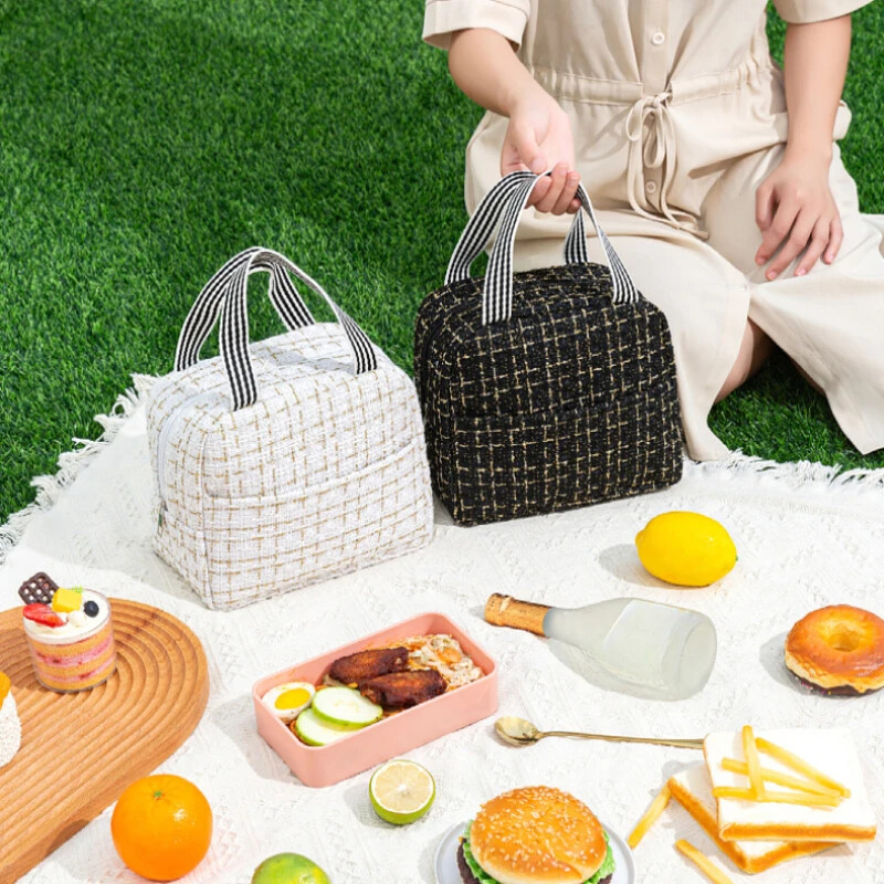 Детска училищна чанта за кутия за обяд Съхранение за пикник Преносими чанти за обяд Термоизолирана чанта за съхранение на кутия за обяд