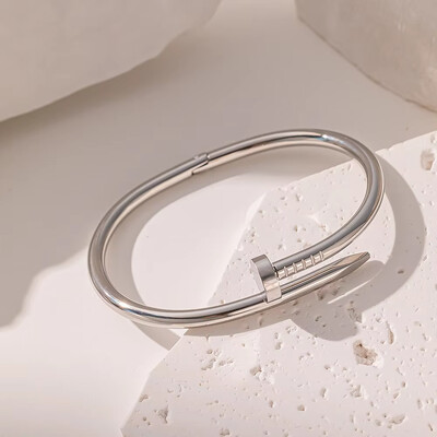 1kom ženska modna vodootporna luksuzna narukvica od nehrđajućeg čelika, dodaci za nakit prikladna za izlazak, zabavu, festivalske darove-S090