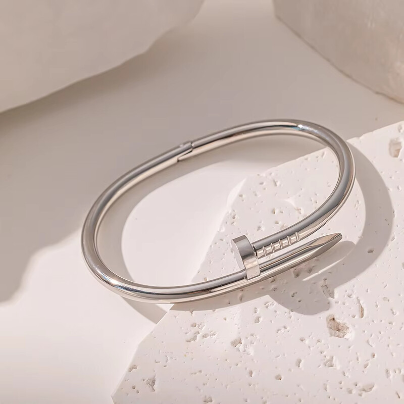 1kom ženska modna vodootporna luksuzna narukvica od nehrđajućeg čelika, dodaci za nakit prikladna za izlazak, zabavu, festivalske darove-S090