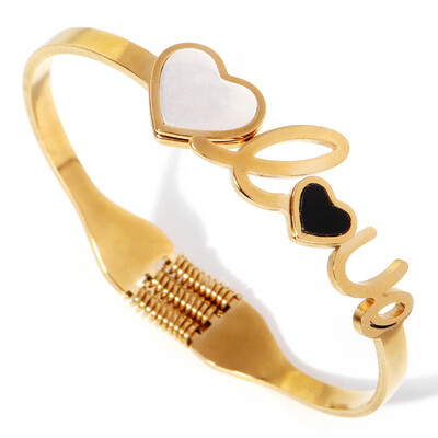 Cupru cu deschidere cu zirconiu Brățară simplă la modă pentru femei Bijuterii din oțel inoxidabil pentru femei la modă Cadouri de vacanță pentru prietene