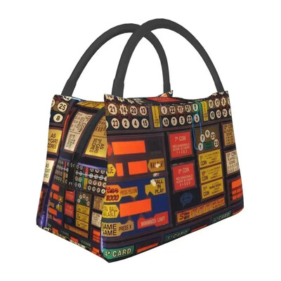 Cel mai bun joc de bingo pentru jucătorii de bingo Cutie de prânz reutilizabilă femei Geantă termică de prânz izolată pentru alimente Geanta de prânz