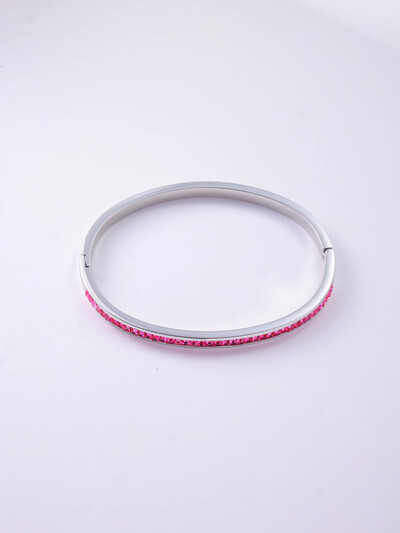 CARLIDANA Brățări de lux colorate cu email portocaliu Brățări pentru femei Cadou de petrecere Brățări de modă Bijuterii originale din oțel inoxidabil