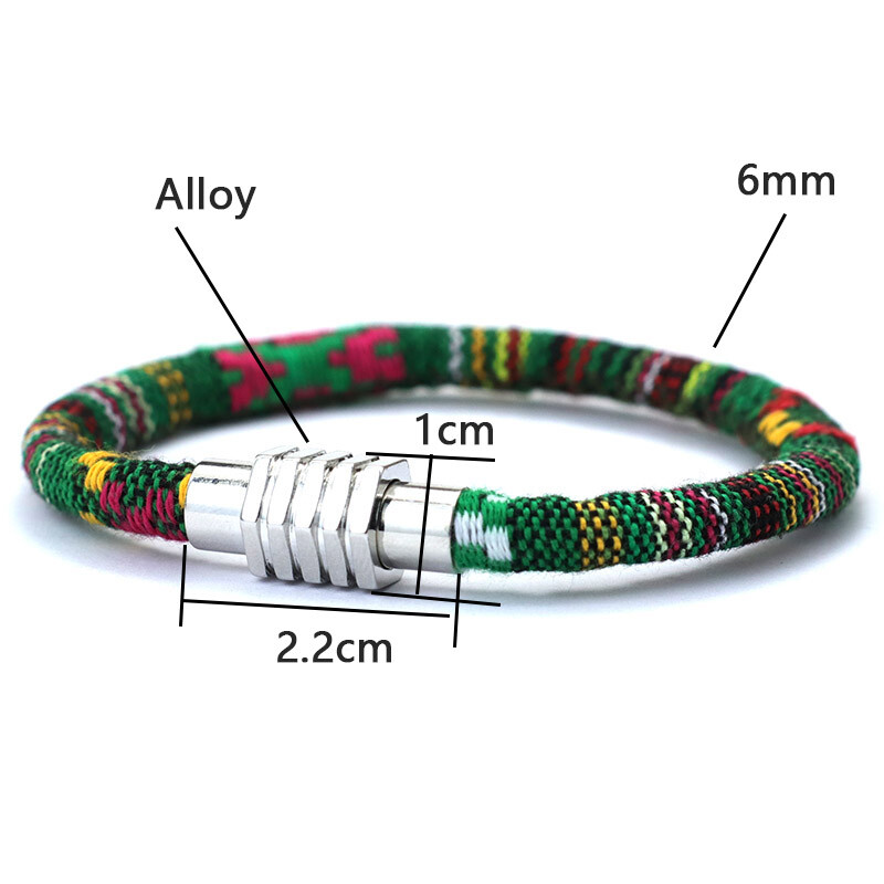 Nova minimalistička narukvica od konopa za muškarce Narukvica od boemske tkanine Nakit za plažu Dodaci Etnička narukvica Pulseira Hombre Poklon za njega