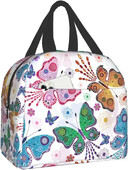 Кутия за обяд на точки, изолирана чанта за обяд за жени, момичета, охладител за многократна употреба, термоконтейнер, малки чанти за обяд