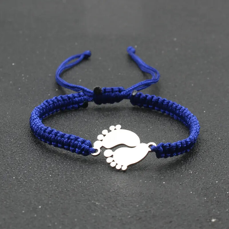 Ručno izrađene pletene podesive narukvice od nehrđajućeg čelika Star Moon za žene, muškarce, narukvice za parove, prijateljski nakit