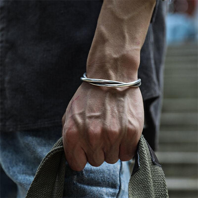 ZAKOL Hiphop Rock Feather Wing Cuff Narukvice za muškarce Dječake srebrne boje Metalne narukvice s narukvicama Festivalski nakit Pokloni