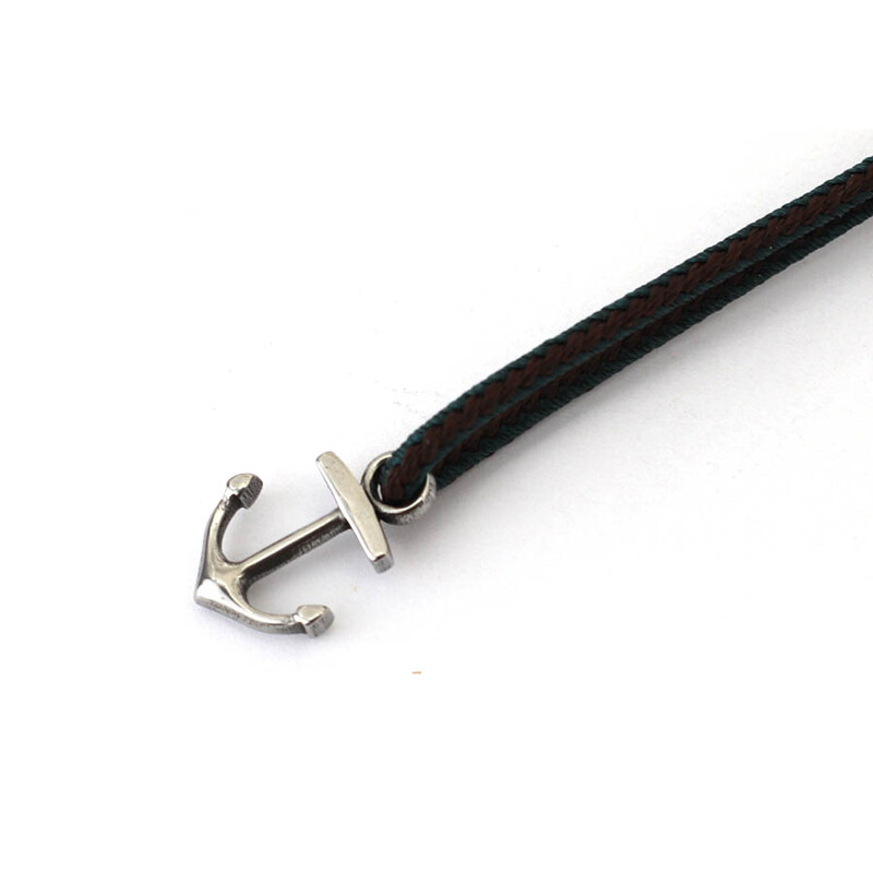 Nova sidro narukvica za muškarce, razred A 3 mm, etnička tanka pomorska narukvica s žicom, ručno izrađena podesiva nautička narukvica za surfanje na plaži