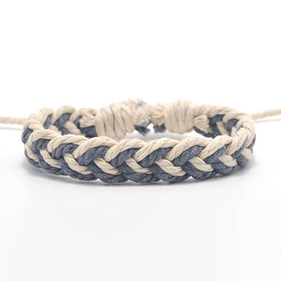 1kom klasična etnička ručno rađena narukvica Ljetna pletenica za plažu Uzica Pamučni omot od pletenog užeta Narukvice prijateljstva za žene i muškarce