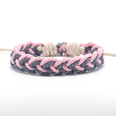 1kom klasična etnička ručno rađena narukvica Ljetna pletenica za plažu Uzica Pamučni omot od pletenog užeta Narukvice prijateljstva za žene i muškarce