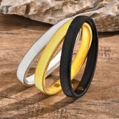 Еластични гривни от неръждаема стомана за мъже, момчета, 19,5 см метални гривни, ежедневни ежедневни минималистични подаръци за бижута