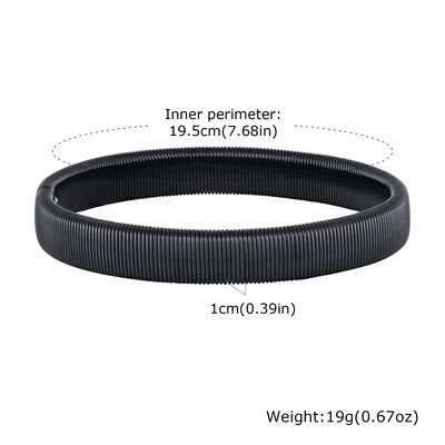 Еластични гривни от неръждаема стомана за мъже, момчета, 19,5 см метални гривни, ежедневни ежедневни минималистични подаръци за бижута