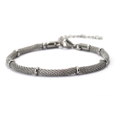 Brățară hiphop din oțel inoxidabil pentru bărbați, lucrată manual, de lux, din zirconiu, cu lanț de tenis, brățară, accesorii cadou pentru ziua tatălui.