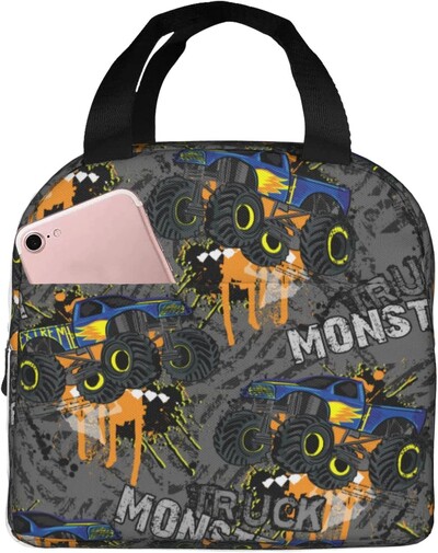 Lõunakott isoleeritud armsad koerad multifilmid loomad lõunasöögikarp Korduvkasutatav lõunakott koolitööks kolledži välireiside piknik