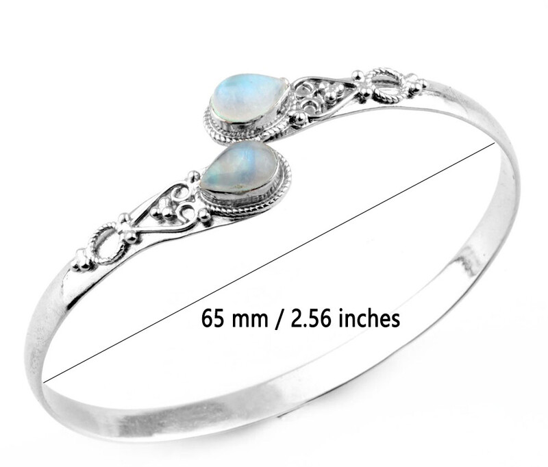 Модна ретро инкрустирана имитация на зелен ахат капка вода за мъже и жени, регулируема отворена гривна, бохемски стил летни стотинки