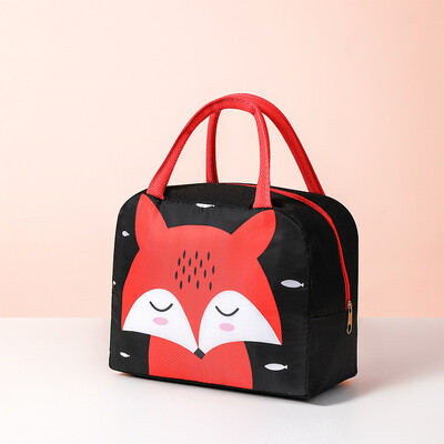 Genți de prânz termice portabile, drăguțe, cu desene animate, pentru copii, copii, picnic, bento, saci de depozitare izolatoare, pungi termice pentru ușă pentru alimente